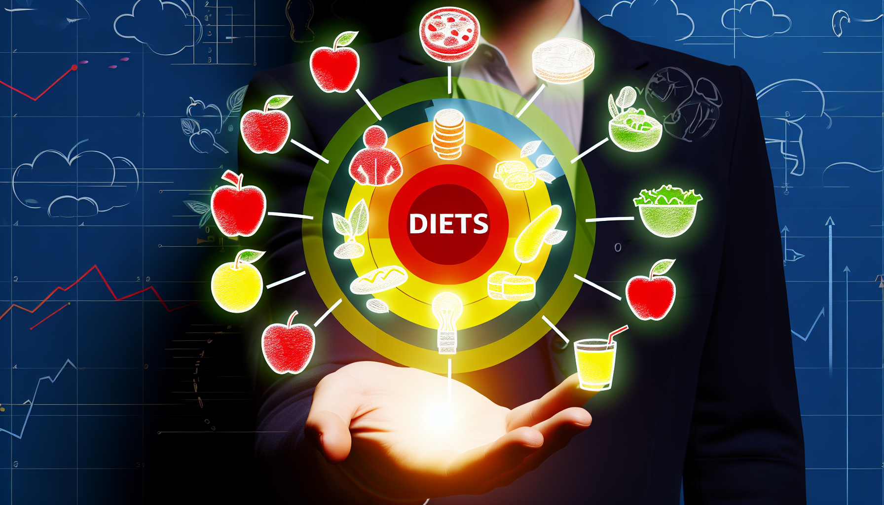 low-carb-diäten: grundlagen, vorteile und wirkungen 3 eine visuelle darstellung, die das konzept von diã¤ten veranschaulicht. das bild kã¶nnte verschiedene arten von lebensmitteln zeigen, die in kategorien unterteilt sind: frã¼chte, gemã¼se, proteinreiche lebensmittel und ungesunde lebensmittel wie junk food und fast food. um diese herum kã¶nnten symbole oder icons angeordnet sein, die die auswirkungen jeder lebensmittelkategorie auf den menschlichen kã¶rper darstellen, wie z.b. energieniveaus, gewichtszunahme oder -verlust und die allgemeine gesundheit.