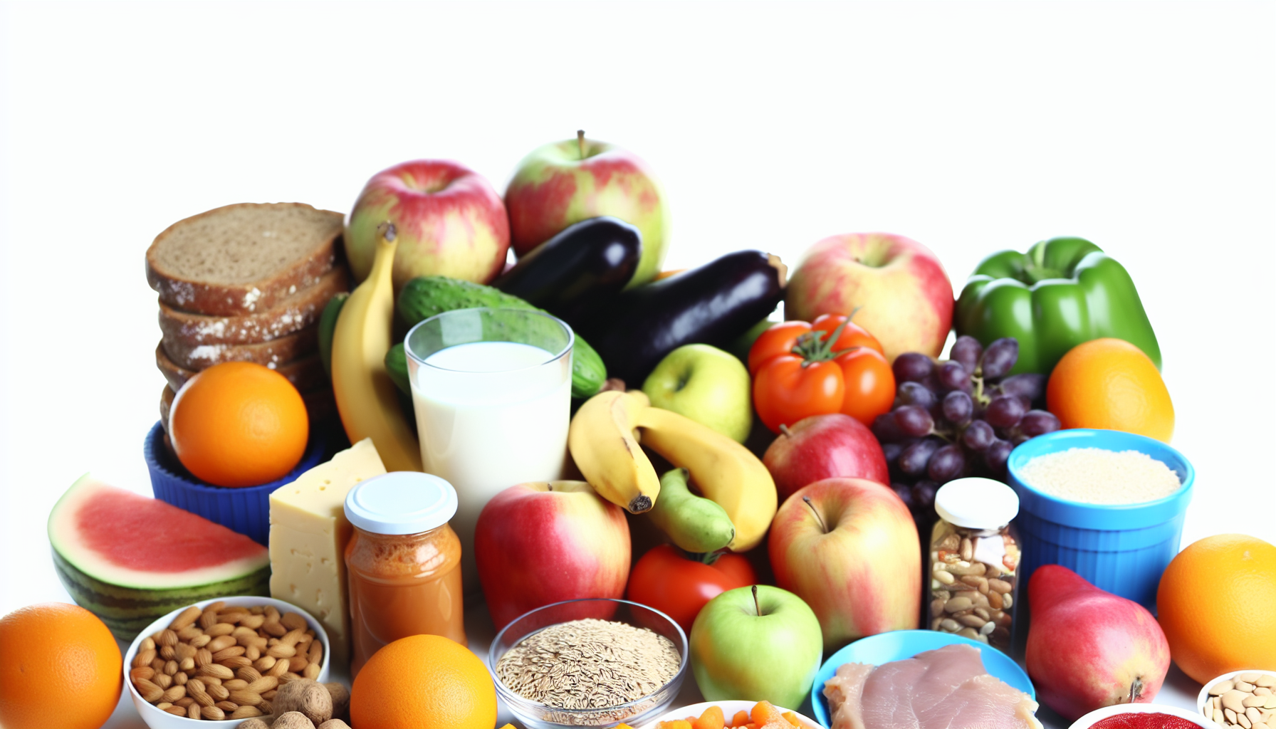 die ketogene diät: grundlagen, vorteile und tipps 2 ein bild, das eine vielzahl gesunder lebensmittel zeigt, die typischerweise in ausgewogene ernã¤hrungsweisen integriert sind. die artikel kã¶nnten obst, gemã¼se, mageres eiweiãŸ, vollkornprodukte und milchprodukte umfassen. die auswahl an lebensmitteln wird ansprechend prã¤sentiert und fã¶rdert die positive einstellung zur aufrechterhaltung einer gesunden ernã¤hrung.